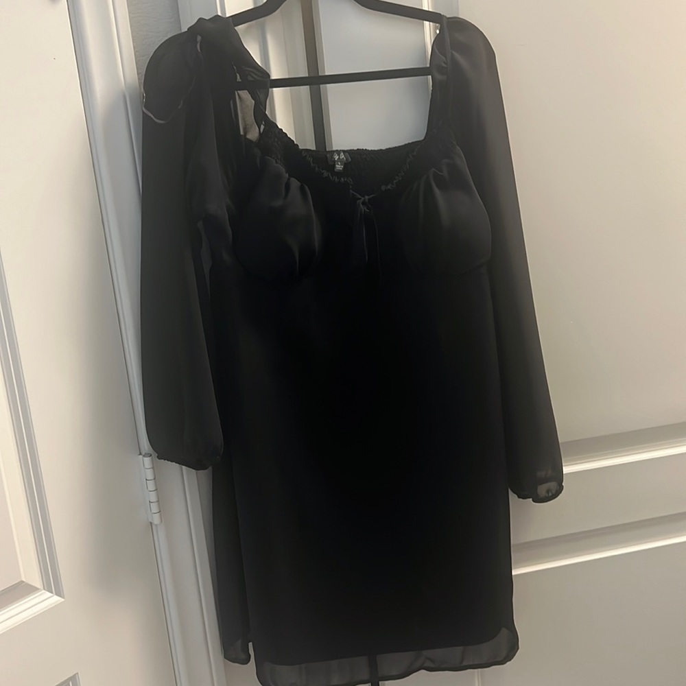 Cute black off shoulder dress